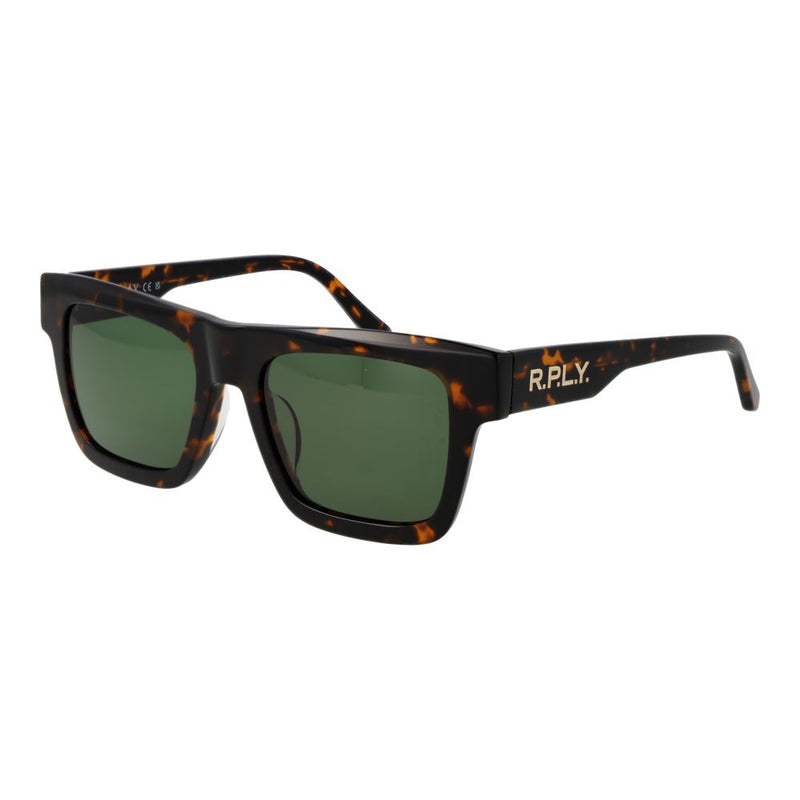 Replay Brown Acetate Sunglasses for Men