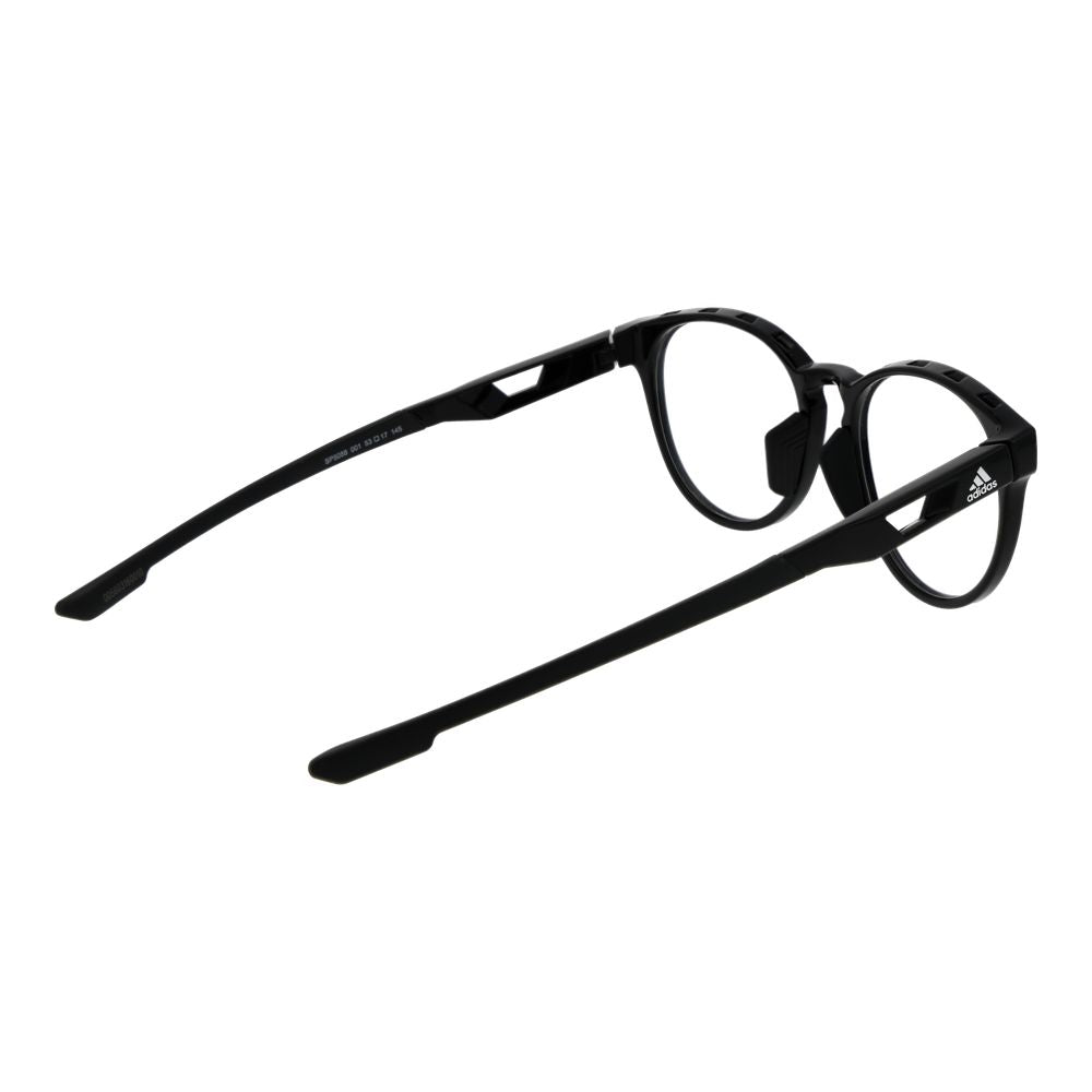 Adidas Black Plastic Round Glasses Frames for Unisex