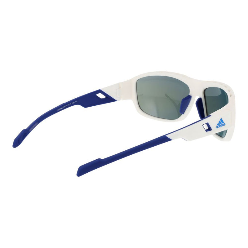 Adidas White Plastic Sunglasses for Men
