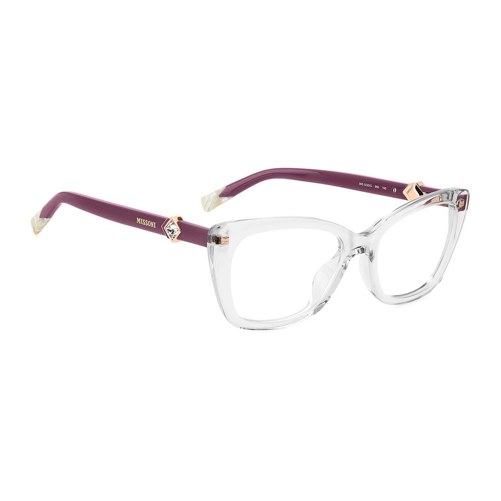 Missoni Transparent Acetate Cat Eye Glasses (Frames)