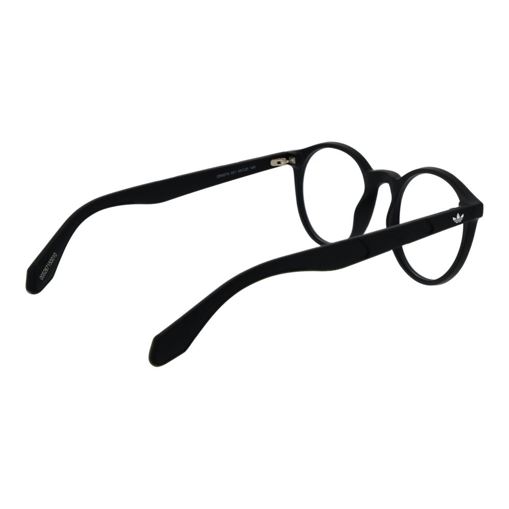 Adidas Black Plastic Round Glasses Frames for Unisex