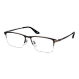 BMW Black Metal Glasses (Frames) - Stylish Half-Rim Design