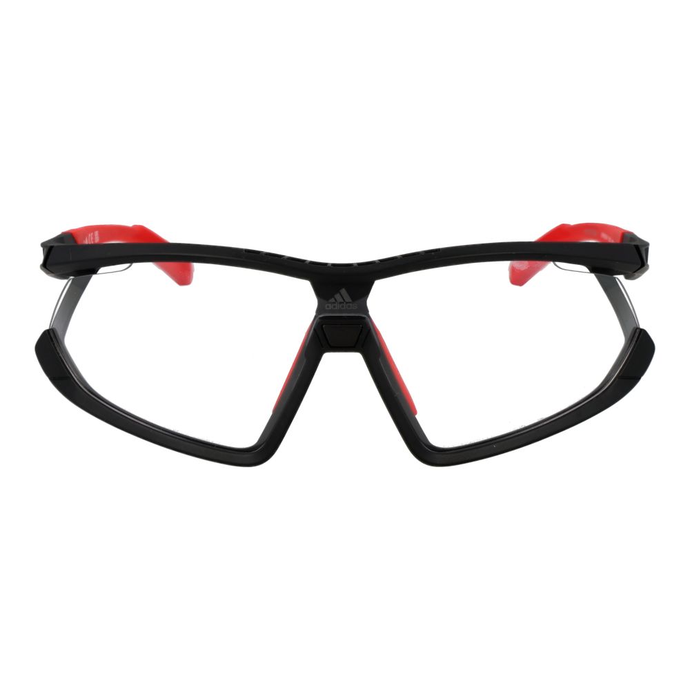Adidas Black Plastic Sunglasses with Mirrored Lenses