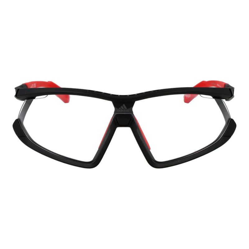 Adidas Black Plastic Sunglasses - Sport Style with Mirrored Lenses