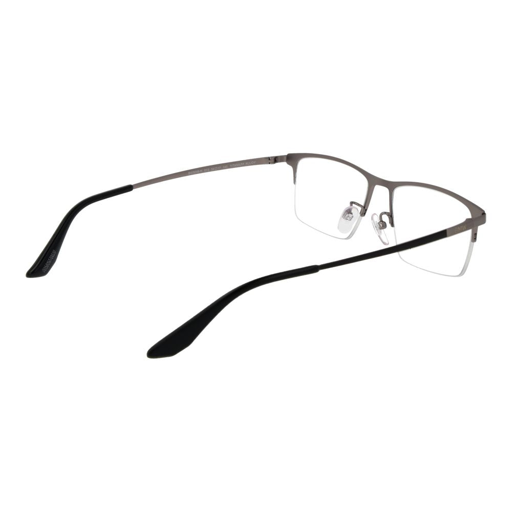 BMW Black Metal Glasses (Frames) - Stylish Half-Rim Design