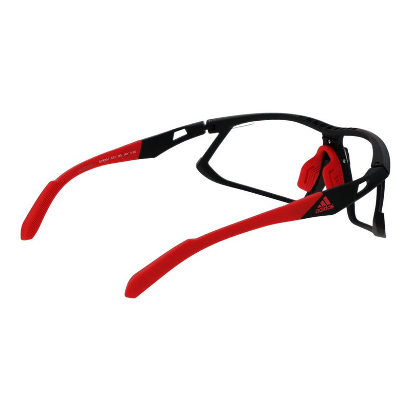 Adidas Black Plastic Sunglasses - Sport Style with Mirrored Lenses