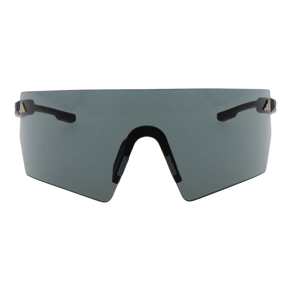 Adidas Black Plastic Sunglasses - Unisex Rimless Design