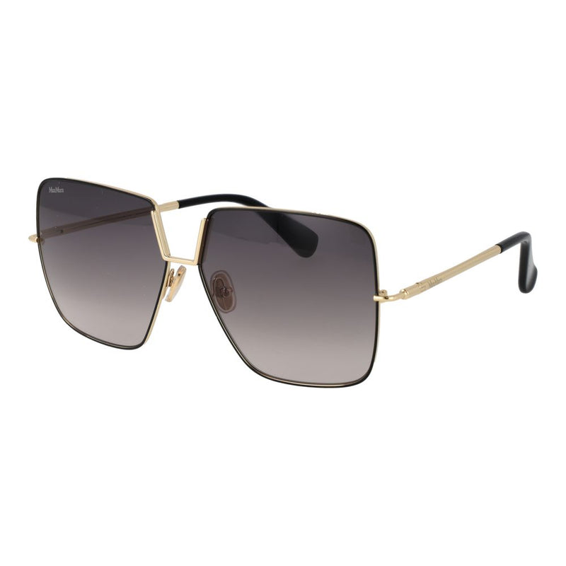 Lunettes de soleil Max Mara en métal noir