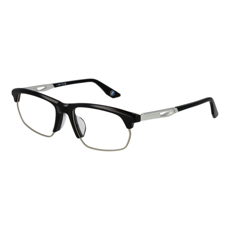 BMW Black Metal & Plastic Browline Glasses (Frames)
