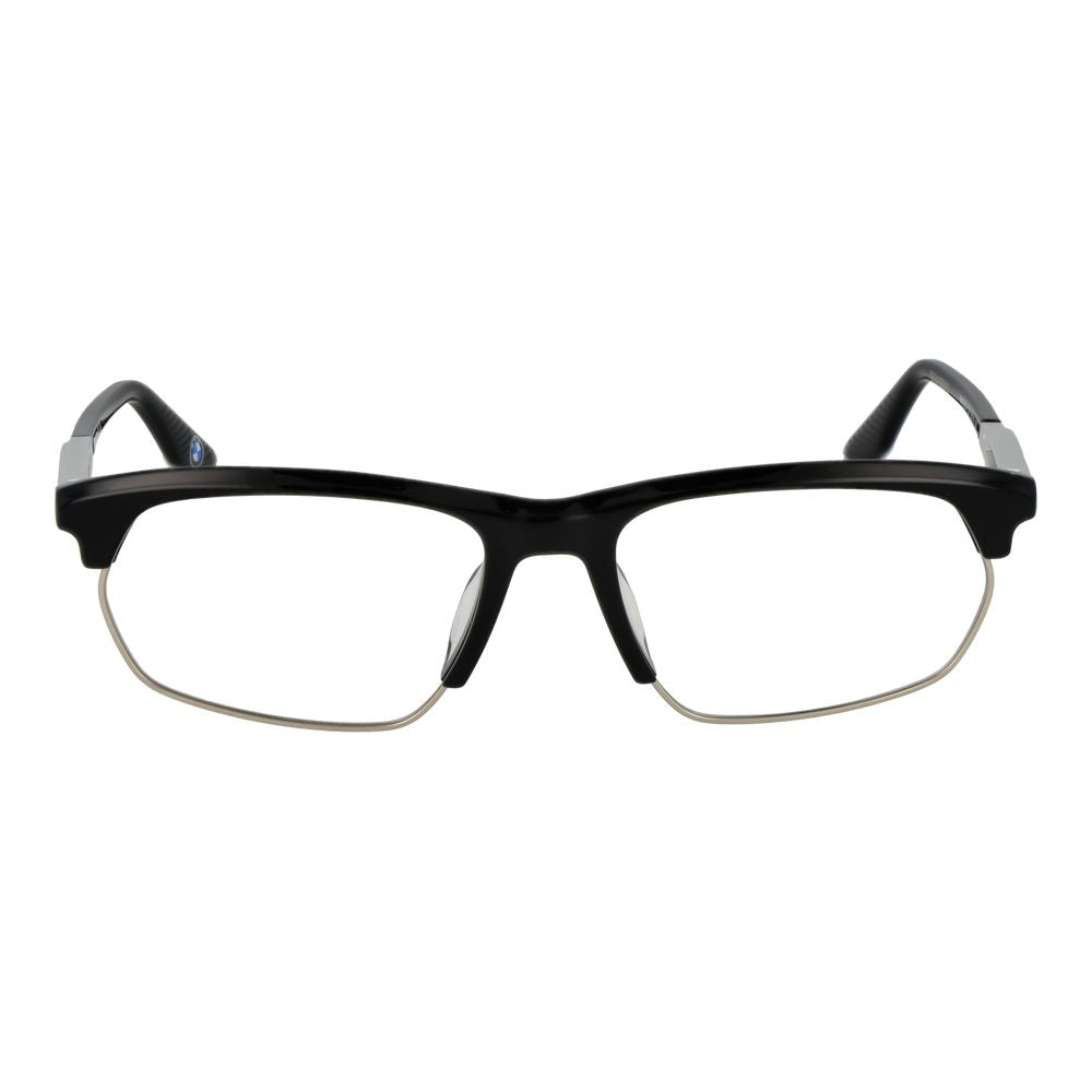BMW Black Metal & Plastic Browline Glasses (Frames)