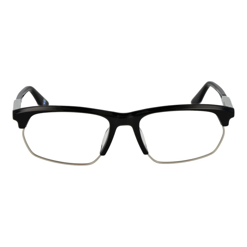 BMW Black Metal & Plastic Browline Glasses (Frames)
