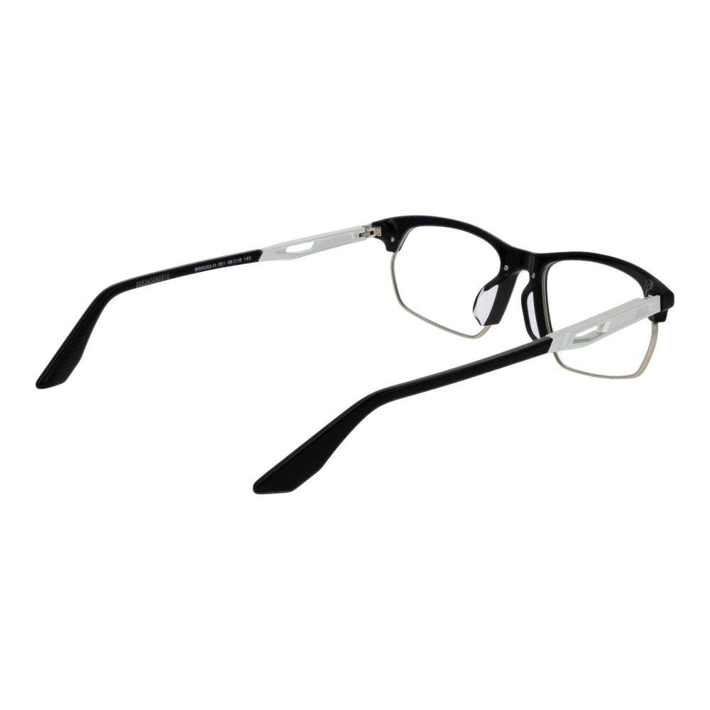 BMW Black Metal & Plastic Browline Glasses (Frames)
