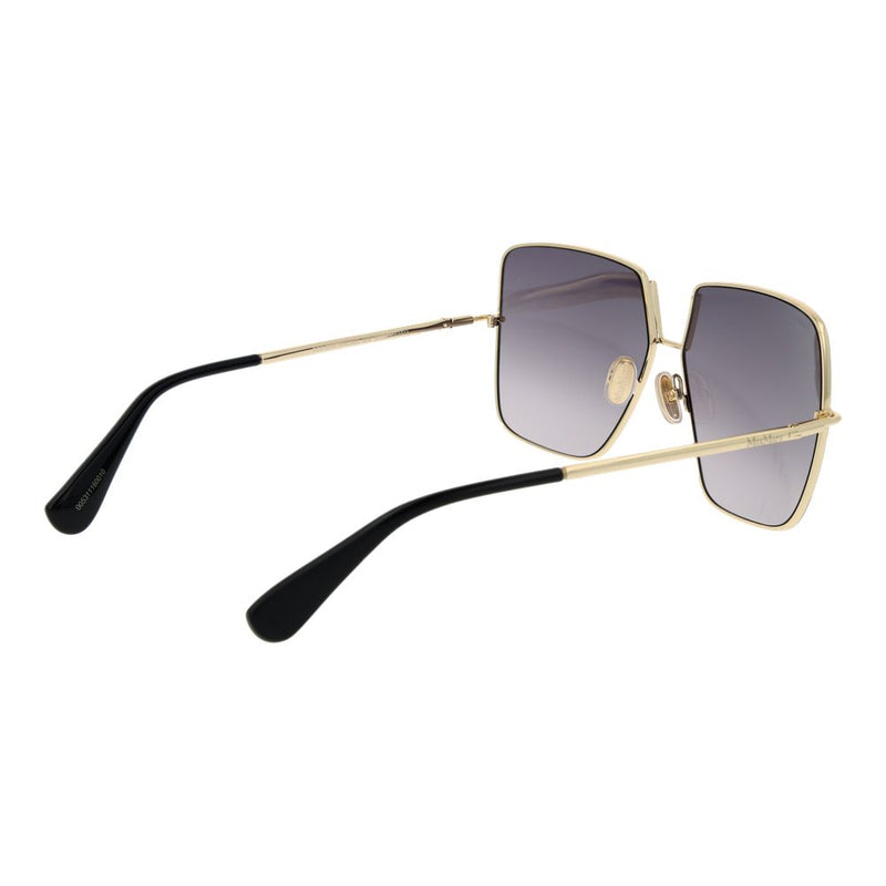 Lunettes de soleil Max Mara en métal noir