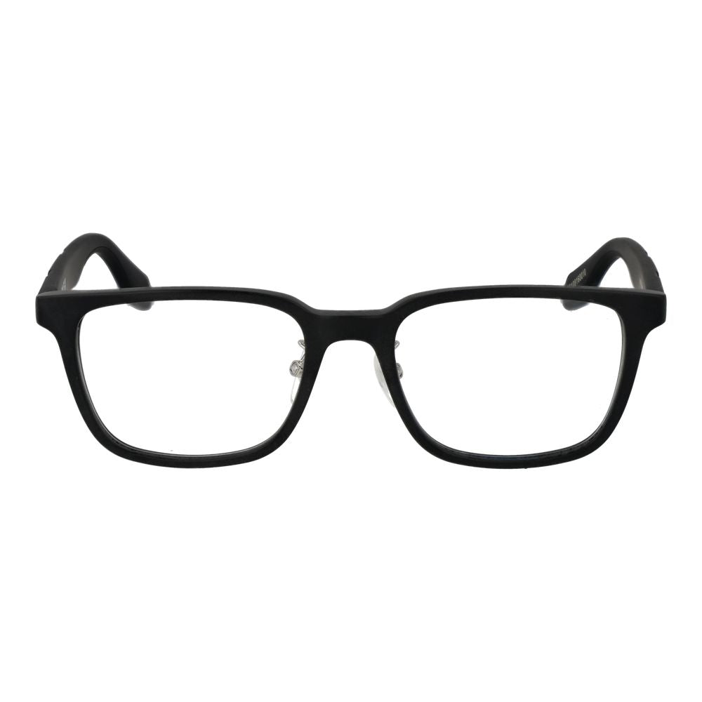 Adidas Black Plastic Square Glasses Frames for Men