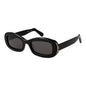 GCDS Black Plastic Sunglasses