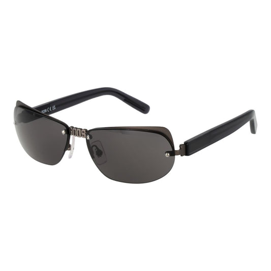 GCDS Gray Plastic Cat Eye Sunglasses