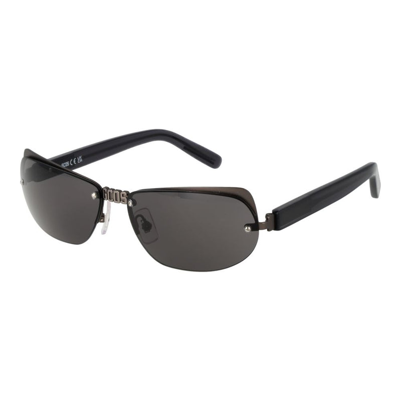 GCDS Gray Plastic Cat Eye Sunglasses
