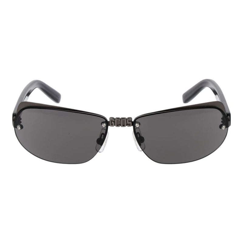GCDS Gray Plastic Cat Eye Sunglasses