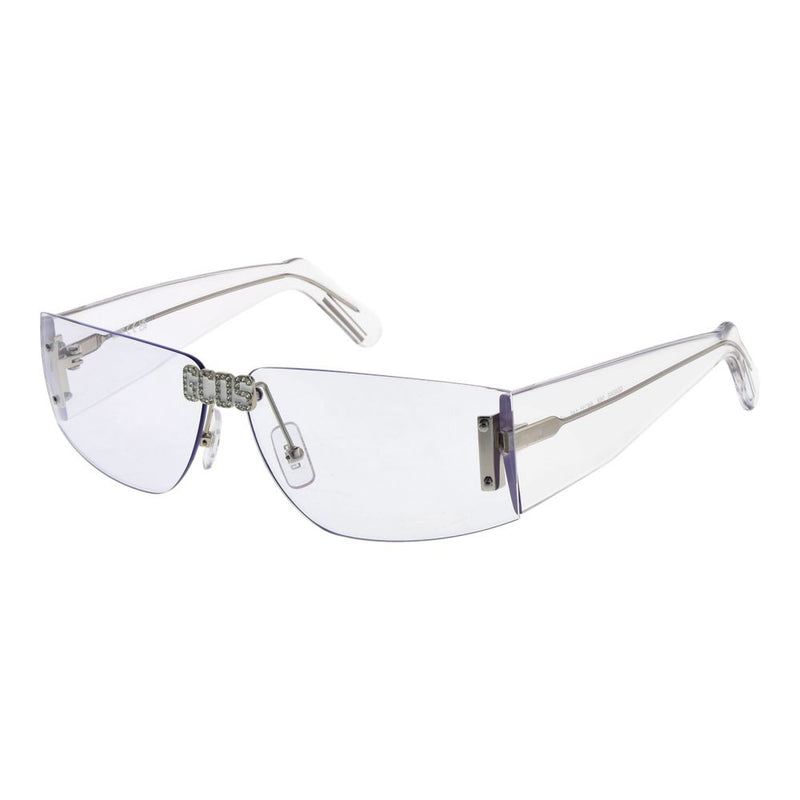 GCDS Transparent Plastic Sunglasses - Unisex Rimless Style