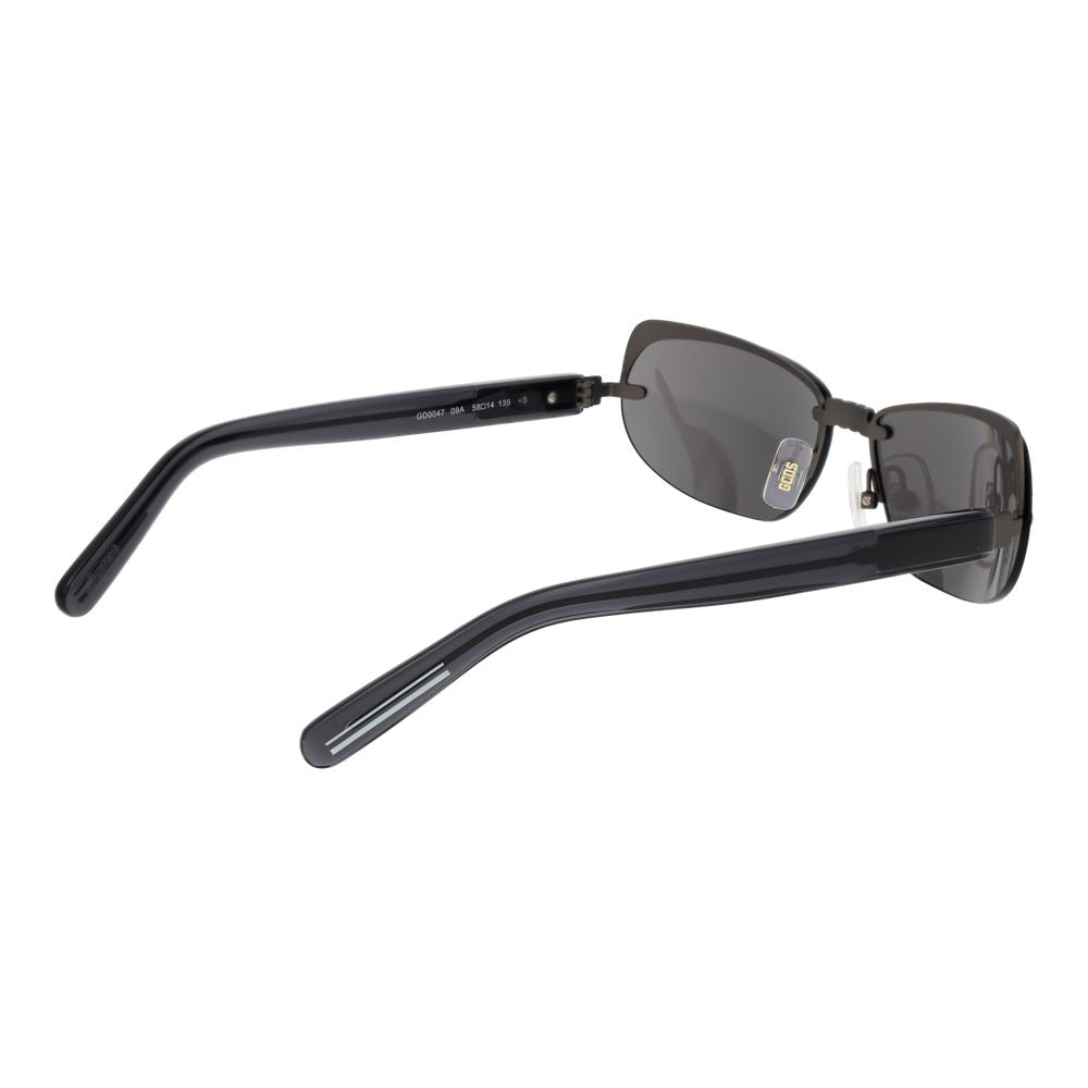 GCDS Gray Plastic Cat Eye Sunglasses