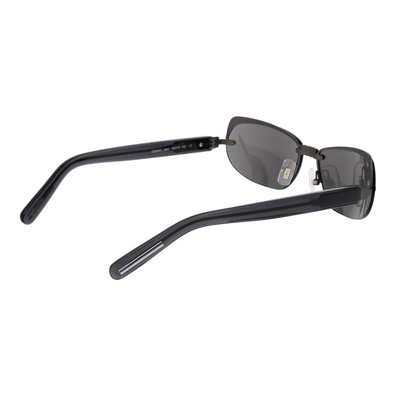 GCDS Gray Plastic Cat Eye Sunglasses