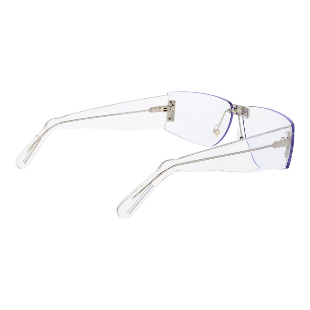 GCDS Transparent Plastic Sunglasses - Unisex Rimless Design
