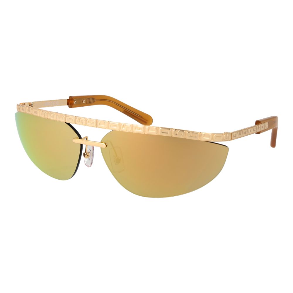 GCDS Gold Metal Sunglasses - Unisex Frameless Design