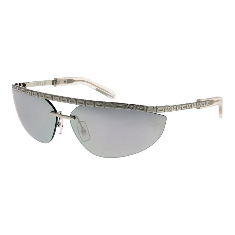 GCDS Silver Metal Sunglasses for Unisex