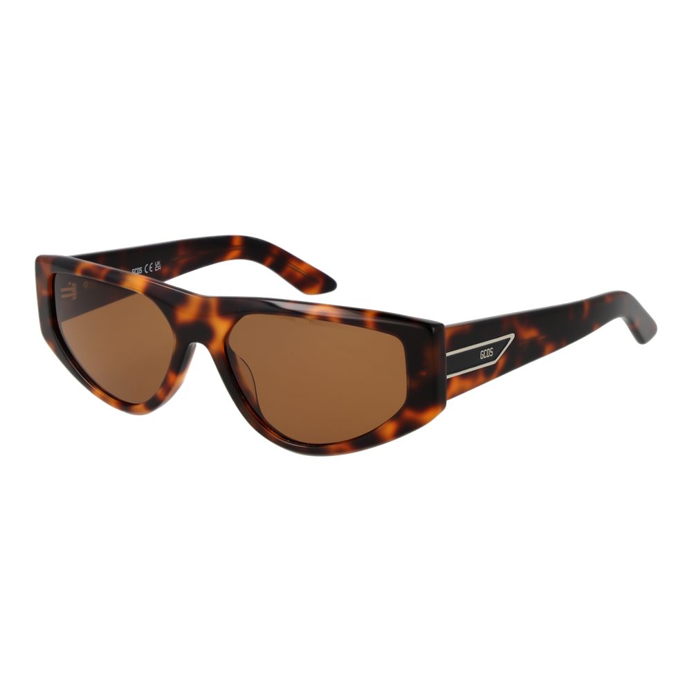 GCDS Brown Plastic Sunglasses for Women