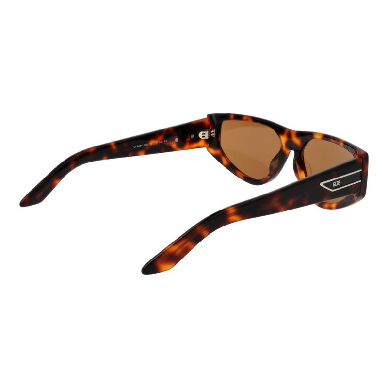GCDS Brown Plastic Sunglasses for Women
