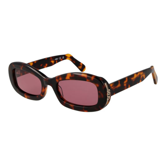 GCDS Brown Plastic Sunglasses - Stylish Unisex Eyewear