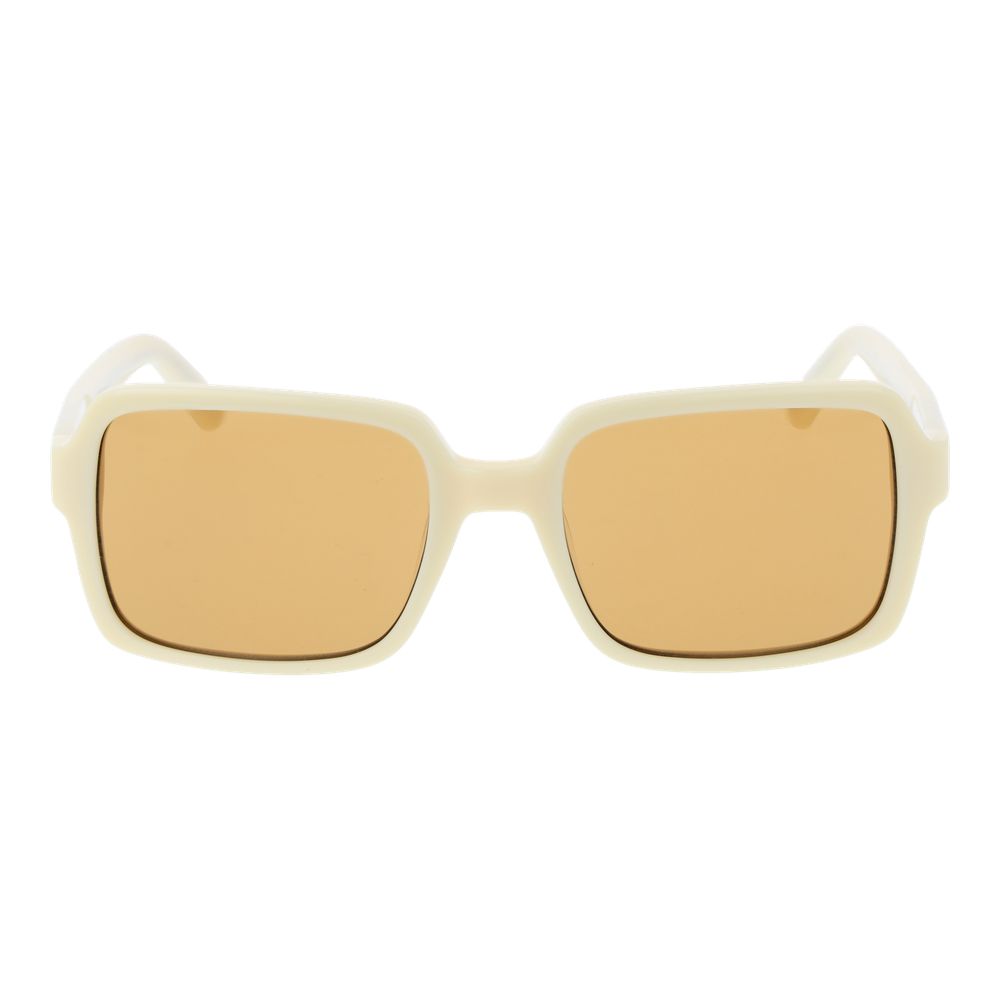 GCDS Beige Plastic Sunglasses - Unisex Square Design