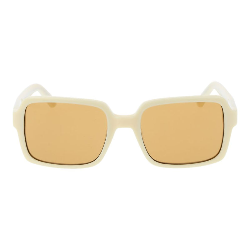 GCDS Beige Plastic Sunglasses - Unisex Square Design