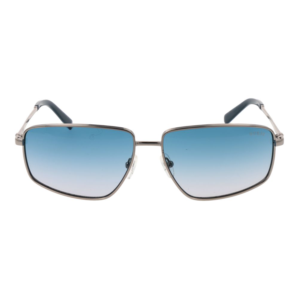Guess Silver Metal Sunglasses for Men