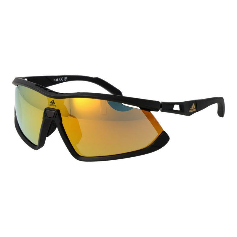 Adidas Black Plastic Sunglasses - Unisex Sport Eyewear