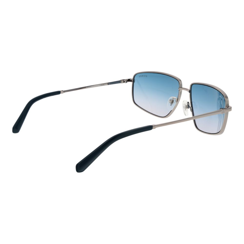 Guess Silver Metal Sunglasses for Men