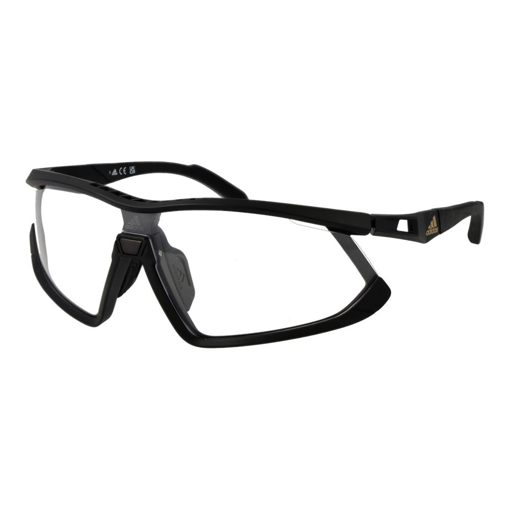Adidas Black Plastic Sunglasses - Sport Style with Mirrored Lenses