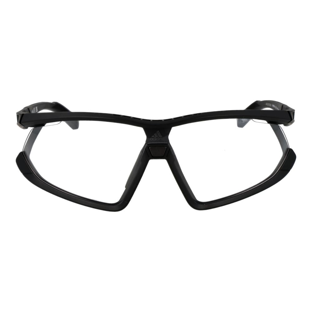 Adidas Black Plastic Sunglasses - Sport Style with Mirrored Lenses