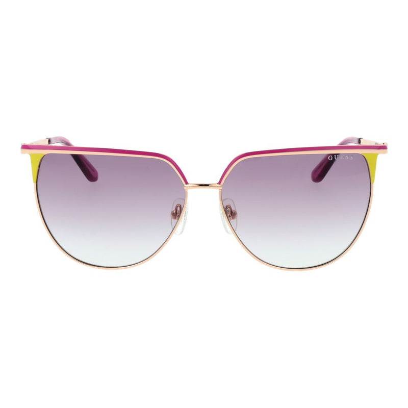 Guess Rose Gold Metal Sunglasses for Women