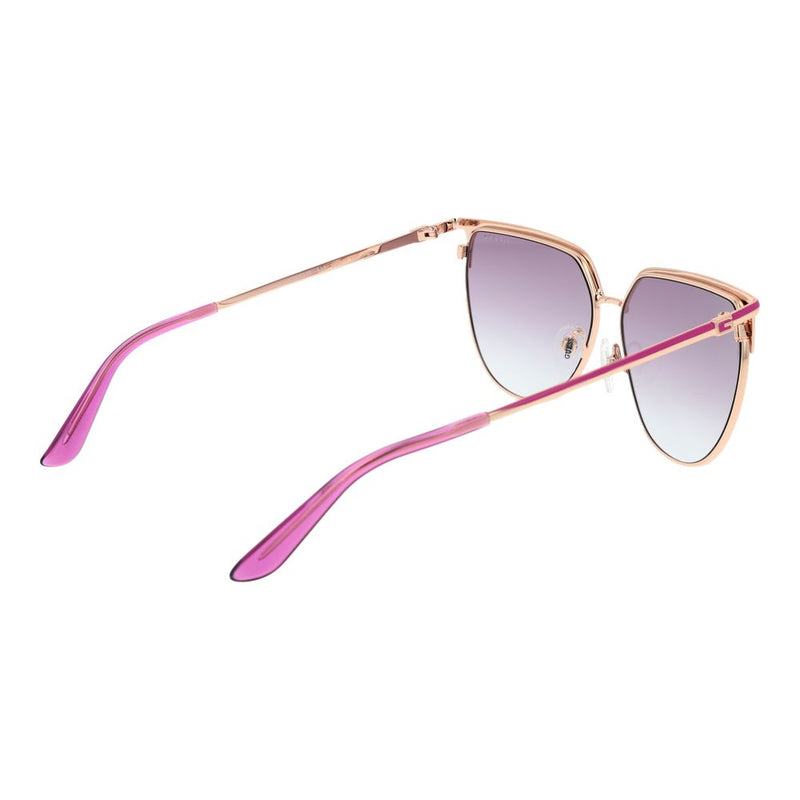 Guess Rose Gold Metal Sunglasses for Women