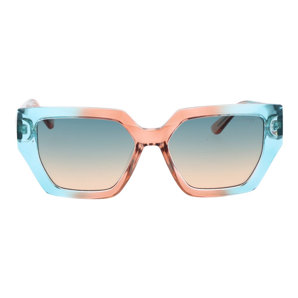 Lunettes de soleil Guess en plastique turquoise