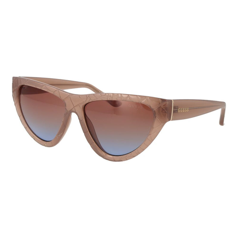Guess Beige Cat Eye Plastic Sunglasses for Women