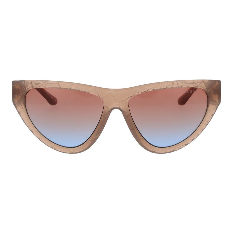 Guess Beige Cat Eye Plastic Sunglasses for Women