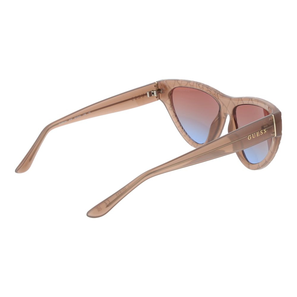 Guess Beige Plastic Cat Eye Sunglasses for Women