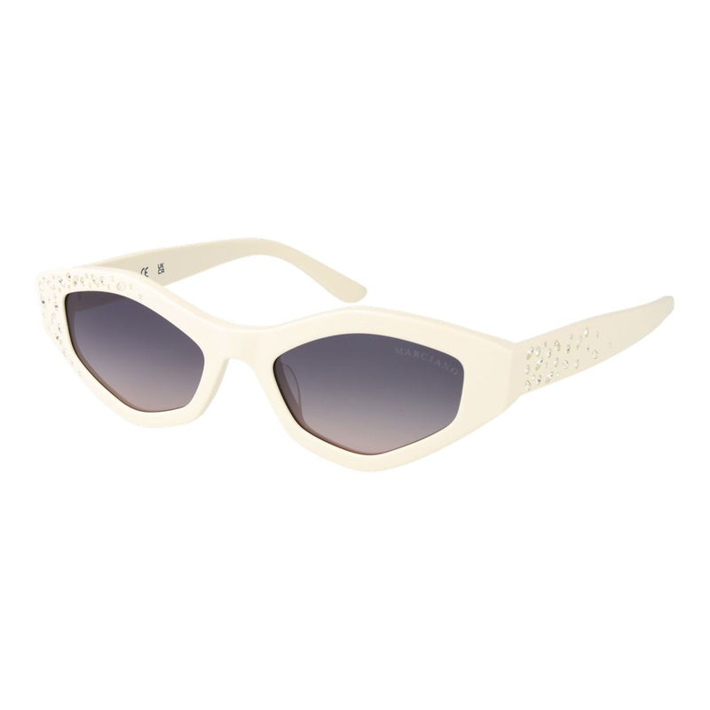 Marciano by Guess Lunettes de soleil blanches en plastique