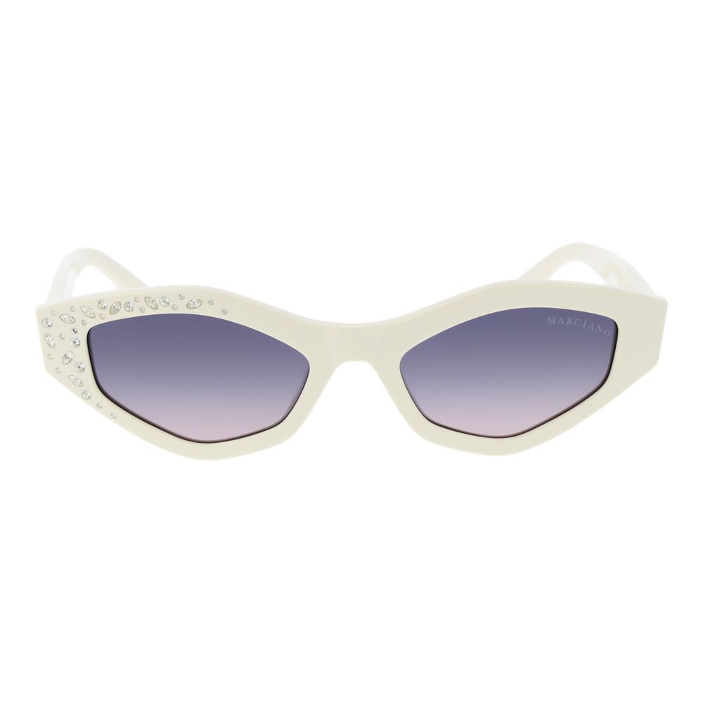 Marciano by Guess Lunettes de soleil blanches en plastique