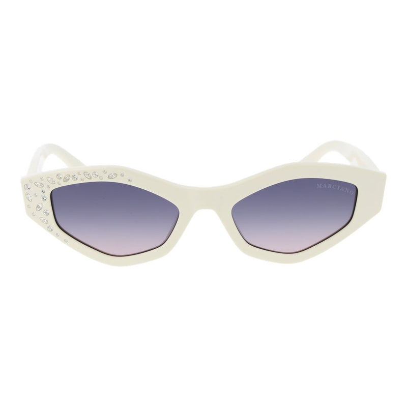 Marciano by Guess Lunettes de soleil blanches en plastique