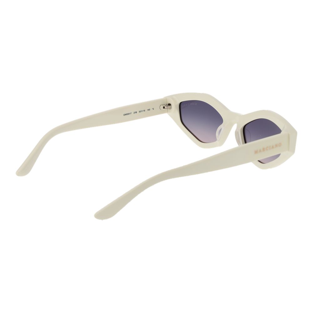Marciano by Guess Lunettes de soleil blanches en plastique