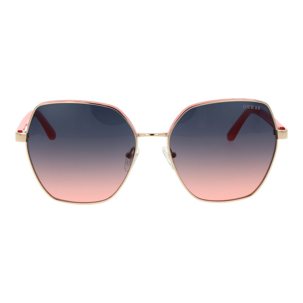 Guess Gold Metal Sunglasses for Women