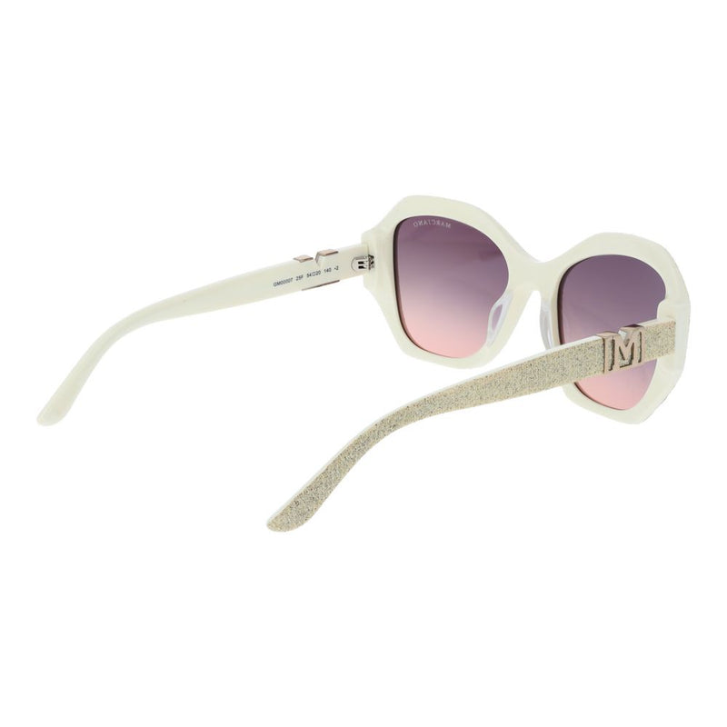Marciano by Guess Beige Plastic Butterfly Sunglasses